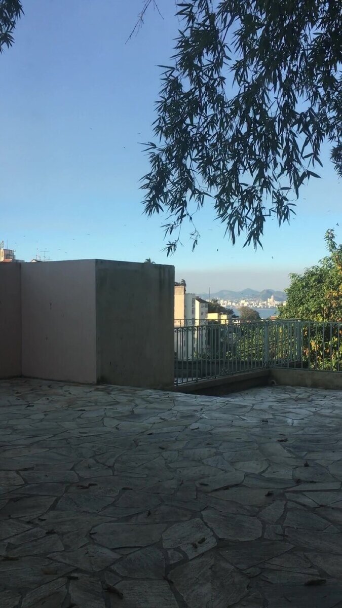 Private terrace with bay view and bamboo tree